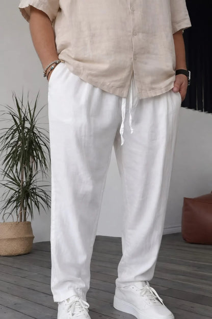 Pantaloni din in H105